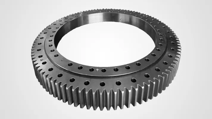 Diameter Besar Dengan Gear Satu Baris Bola Slewing Cincin Galas