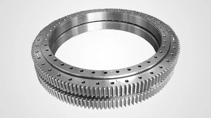 galas meja putar jengkaut galas slewing roller silang
